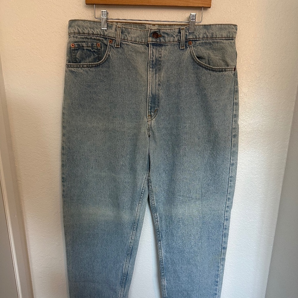 Vintage Levi's Mens Jeans 550 Relaxed fit Tapered Leg Waist 40 Length 34